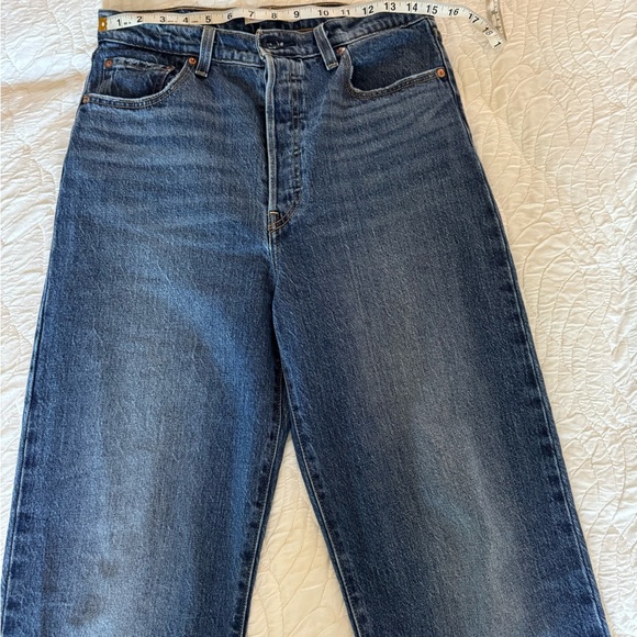 Levi’s Ribcage Straight Leg Classic Blue Women's Jeans size 29 - Picture 3 of 6